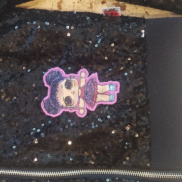 Girls LOL Doll Sequins Jacket Size 7/8 - Picture 2 of 7